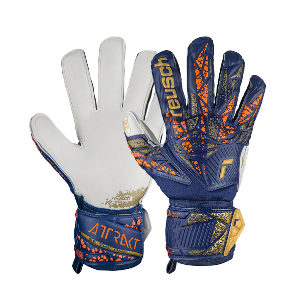 Reusch Attrakt Grip 5470815 4410 blau orange gold 1